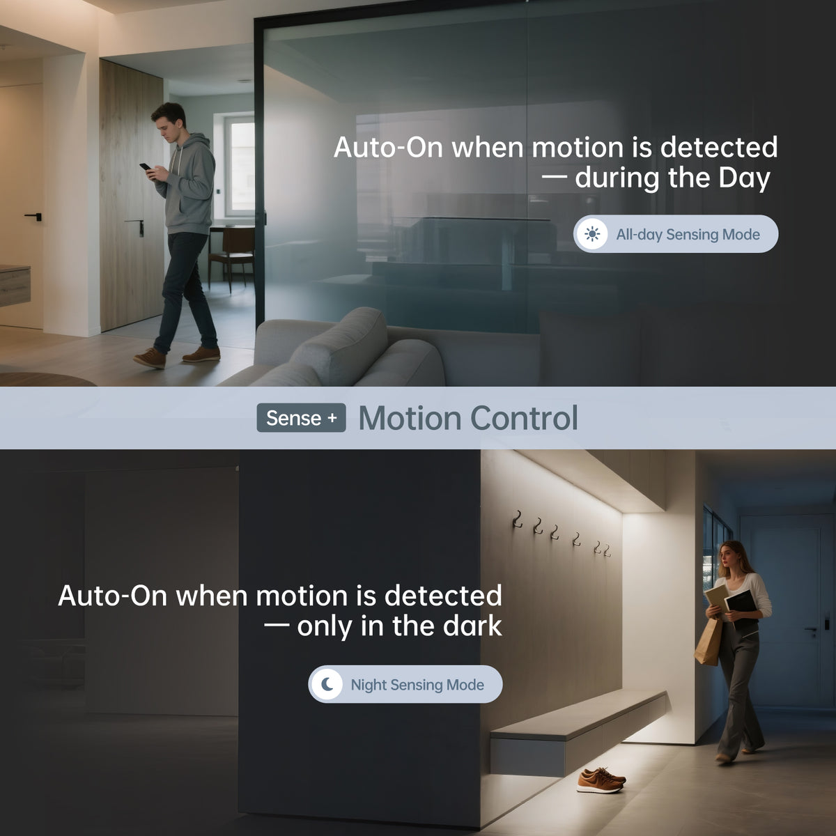 Sense+ LED Light : Expandable LED with Sensor Controls